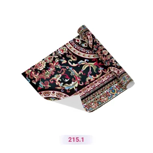 کاغذ کادو طرح فرش مشکی رنگ