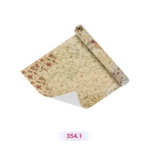 کاغذ کادو طرح خطاطی فارسی کرمی رنگ