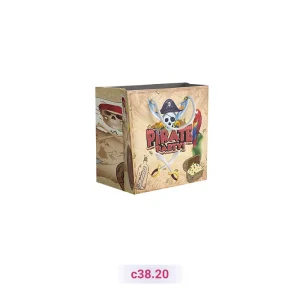 پاکت کادو با طرح اسکلت ناخدا و گنج کرمی (سری 20)