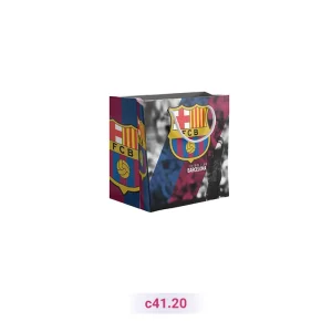 پاکت کادو با طرح بارسلونا آبی و زرشکی (سری 20)