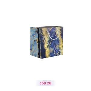 پاکت کادو با طرح سنگ آبی (سری 20)