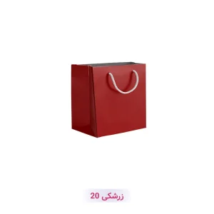 پاکت کادو با طرح ساده تک رنگ زرشکی (سری 20)