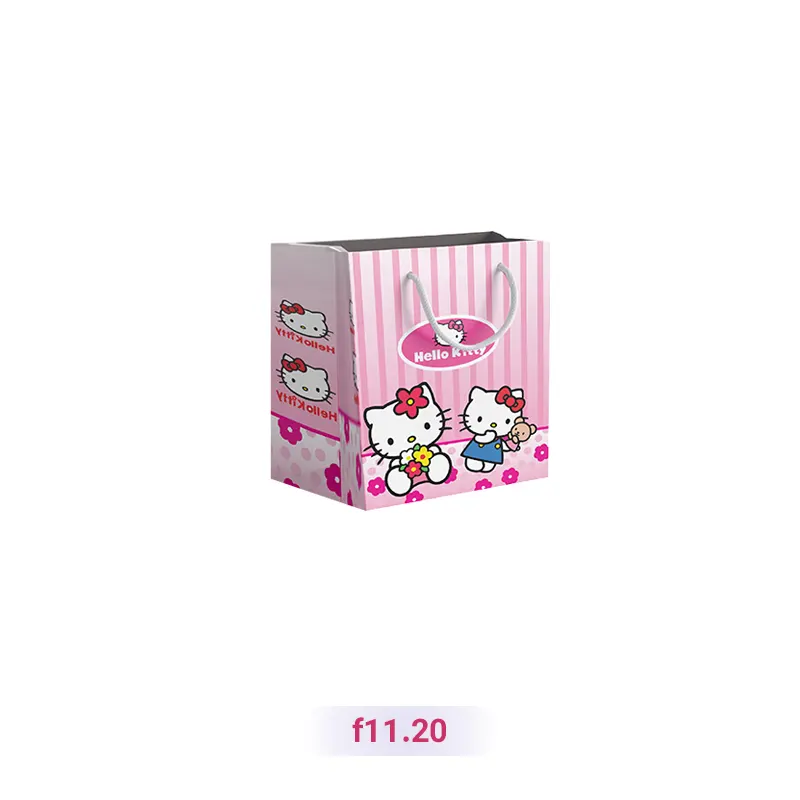 پاکت کادو با طرح کیتی صورتی (سری 20)