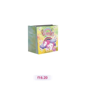 پاکت کادو با طرح اسب تک شاخ رنگین کمانی (سری 20)