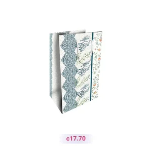 پاکت کادو با طرح خطاطی فارسی سفید (سری 70)