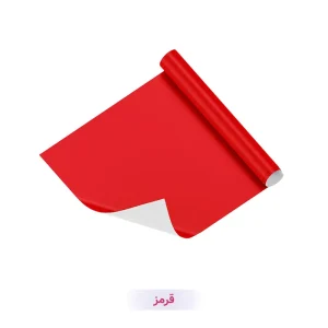 کاغذ کادو طرح تک رنگ قرمز