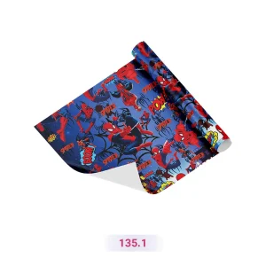 کاغذ کادو طرح مرد عنکبوتی سرمه ای رنگ