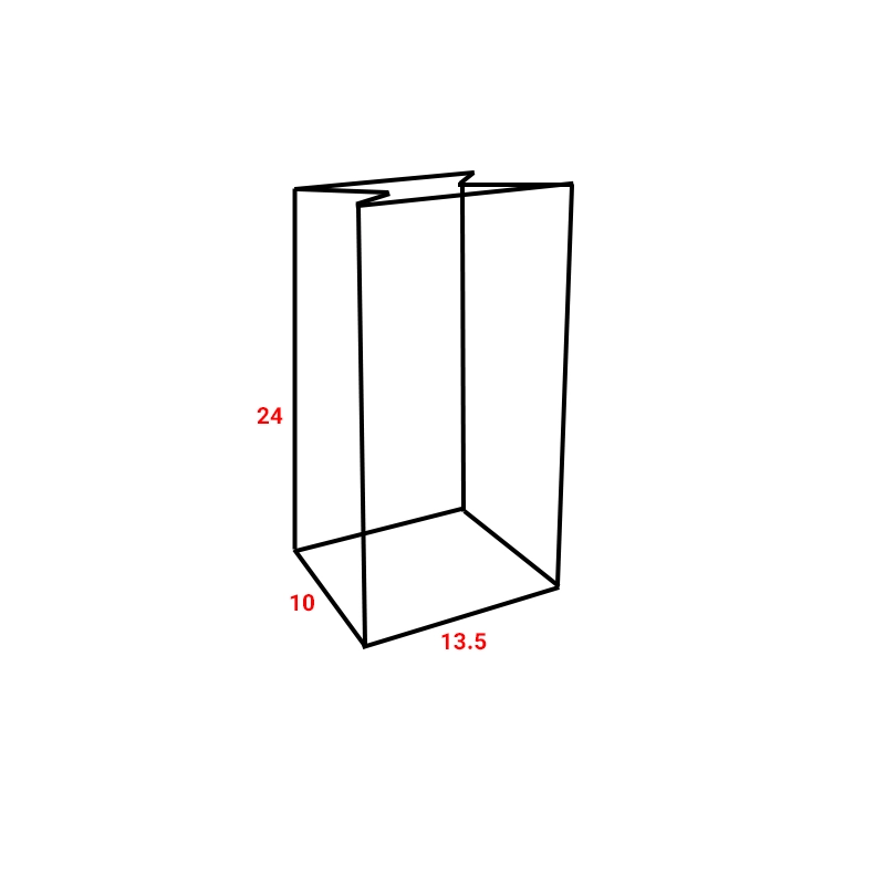 پاکت کادو با طرح ساده تک رنگ آبی (سری 32) - تصویر 2