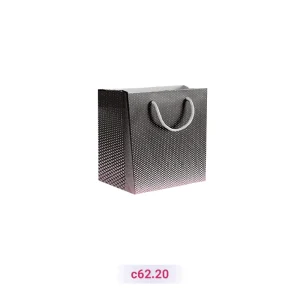 پاکت کادو با طرح لوزی مشکی صورتی (سری 20)