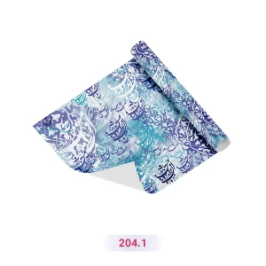 کاغذ کادو طرح خطاطی سرمه ای رنگ