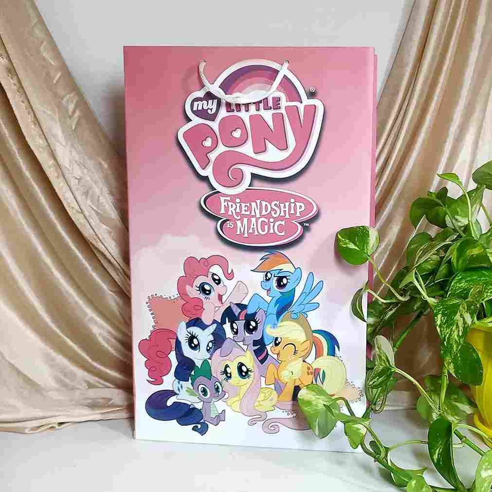 پاکت کادو با طرح پونی کوچولو صورتی (سری 40) - تصویر 2