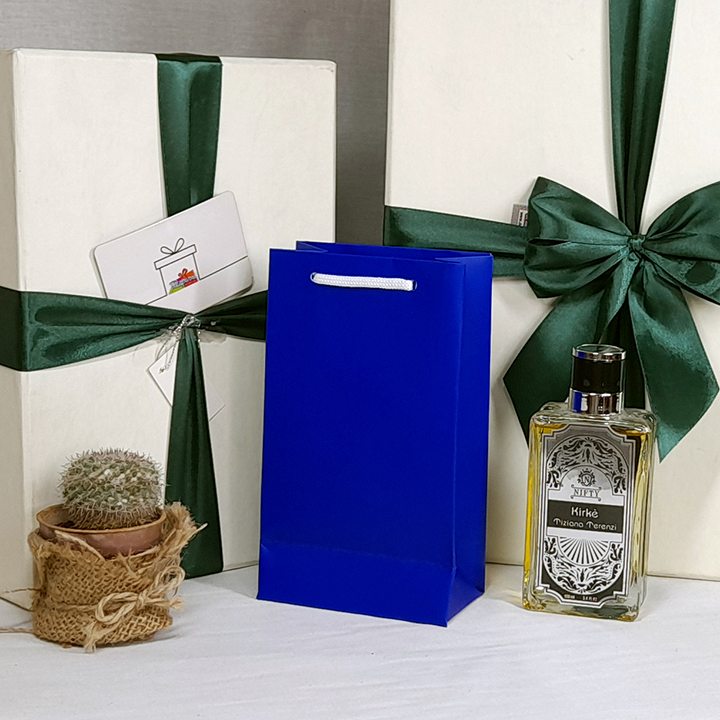 پاکت کادو با طرح ساده تک رنگ سرمه ای (سری 15) - تصویر 2