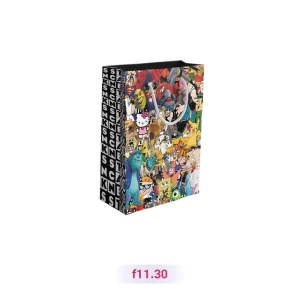 پاکت کادو با طرح کرومی مشکی (سری 30)