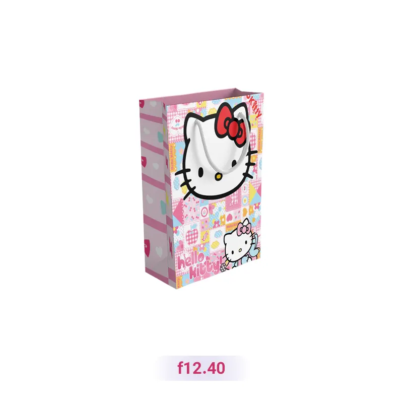 پاکت کادو با طرح کیتی صورتی (سری 40)