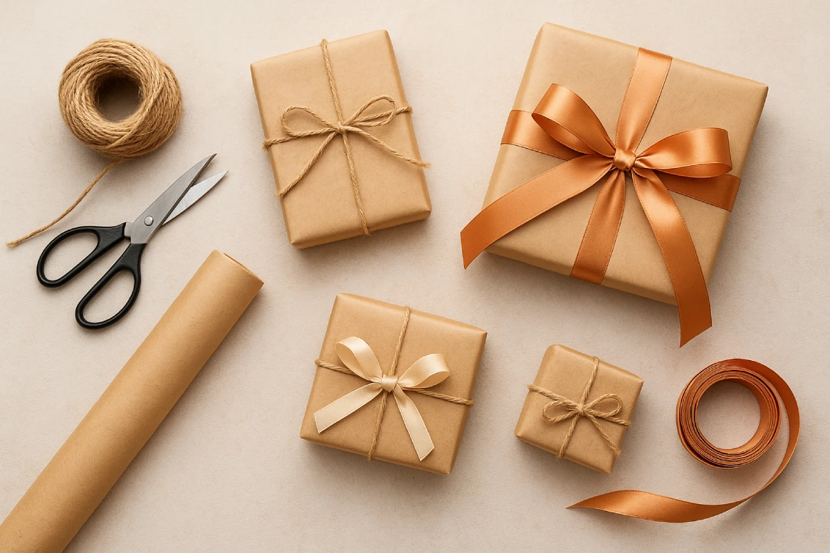 ایده تزيين هديه و کادو