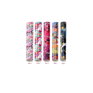 کاغذ کادو طرح متنوع چند رنگ پک شماره 4 (25 عددی)