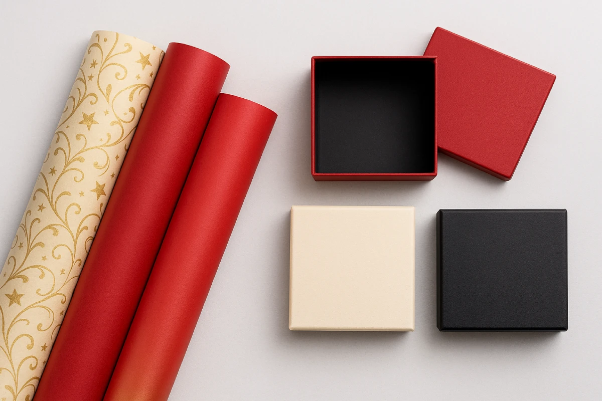 مقایسه کاغذ کادو و جعبه کادویی