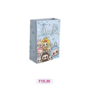 پاکت کادو با طرح لبوبو آبی (سری 30)