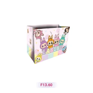 پاکت کادو با طرح لبوبو چند رنگ (سری 60)