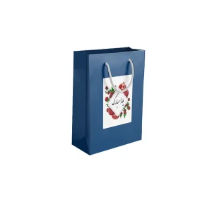 پاکت هدیه با طرح یلدا و رنگ آبی (سری 30)