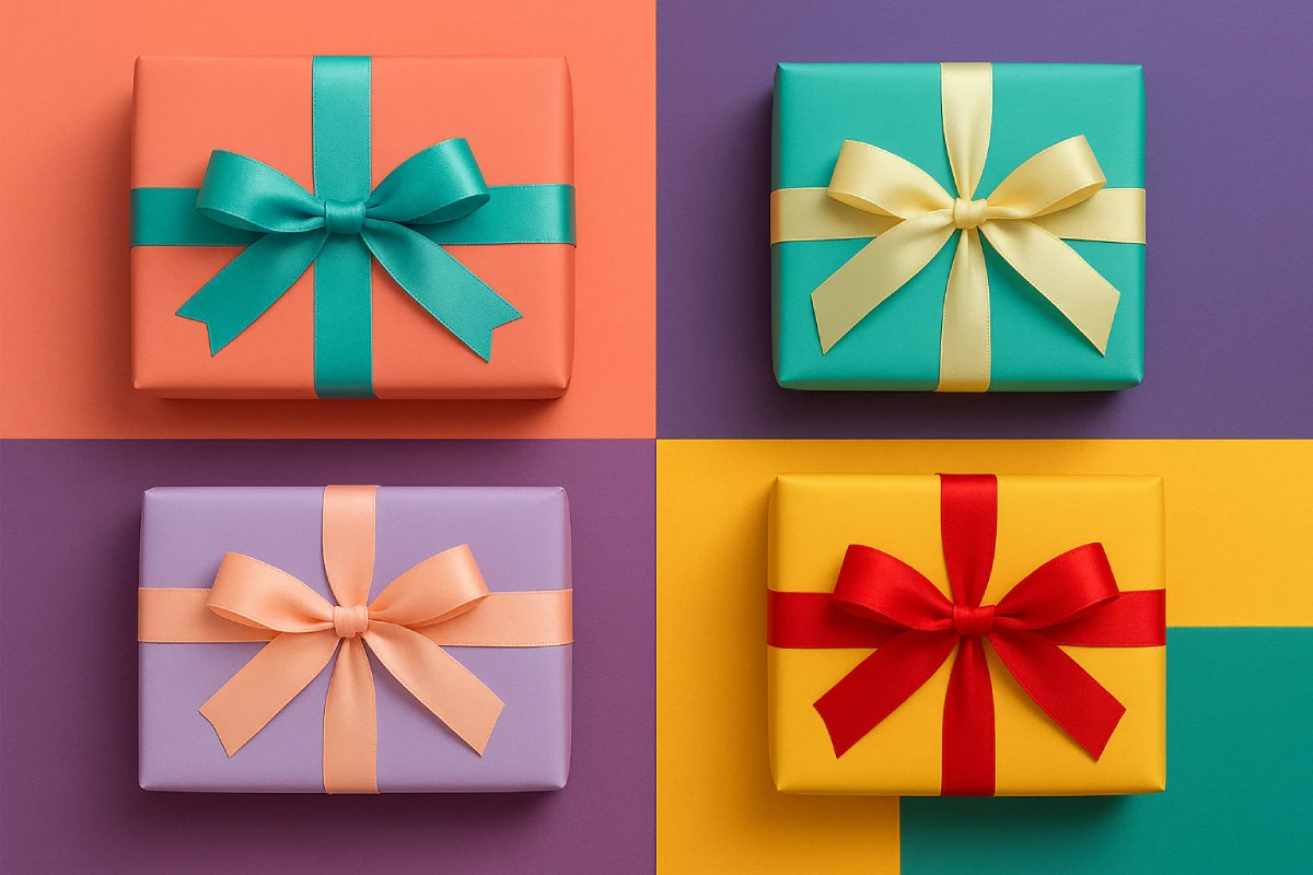 ترند رنگ سال برای بسته بندی هدیه