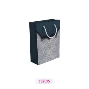 پاکت کادو با طرح کلاسیک و رنگ سرمه ای (سری 35)