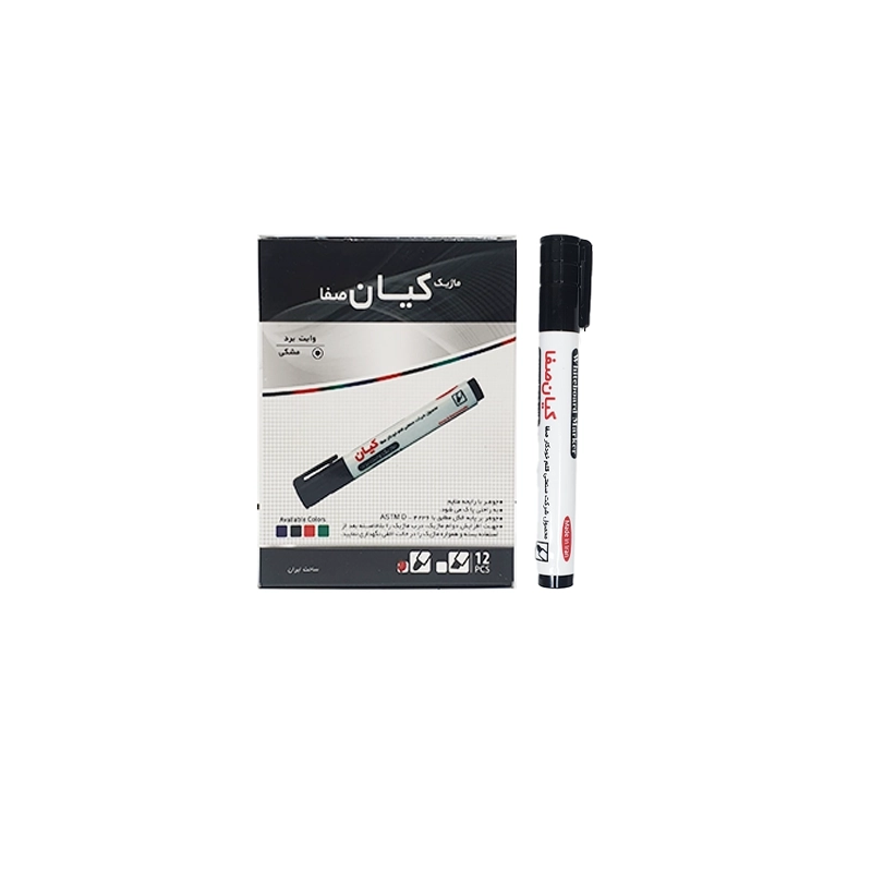 ماژیک مشکی وایت برد کیان Ballpoint نوک گرد 0.5 میلیمتری