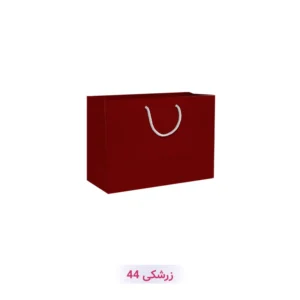 پاکت کادو با طرح ساده تک رنگ زرشکی (سری 44)