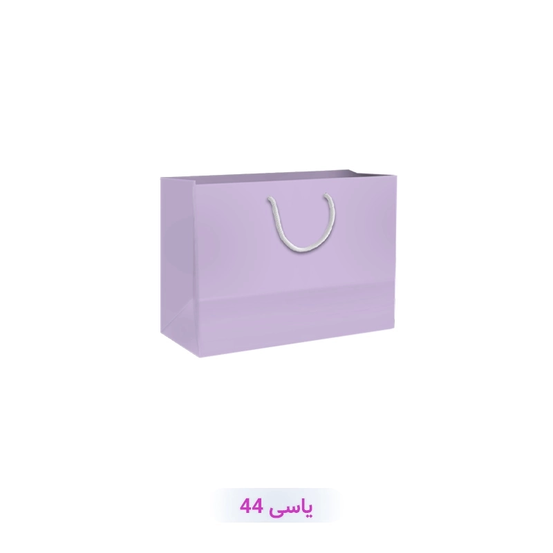 پاکت کادو با طرح ساده تک رنگ یاسی (سری 44)